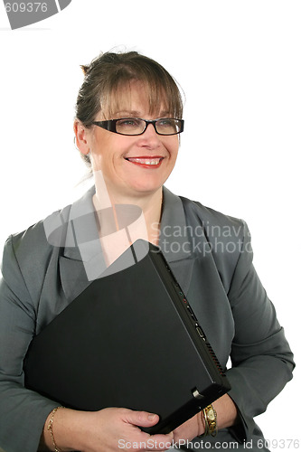 Image of Businesswoman With Laptop