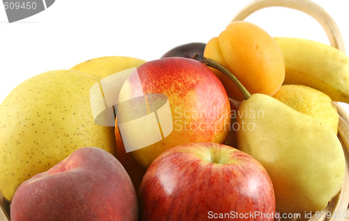 Image of Basket Of Assorted Fruit