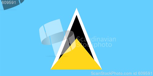 Image of Saint Lucia Flag