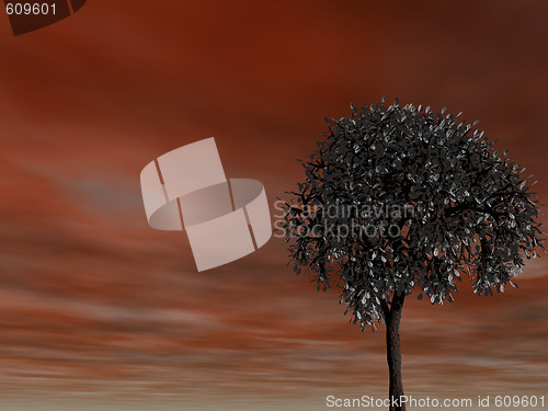 Image of red sky