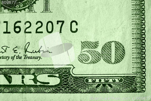 Image of Fifty Dollar Bill