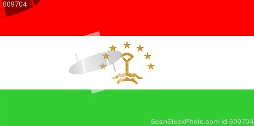 Image of Tadjikistan Flag