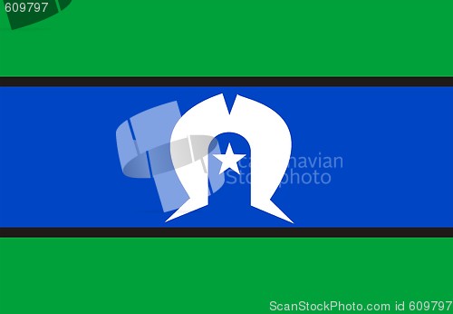 Image of Flag Of Torres Strait Islander