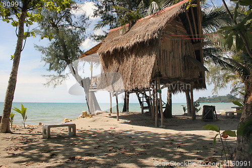 Image of WOODEN HUT BY DAY