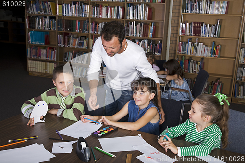 Image of Learning in the Library