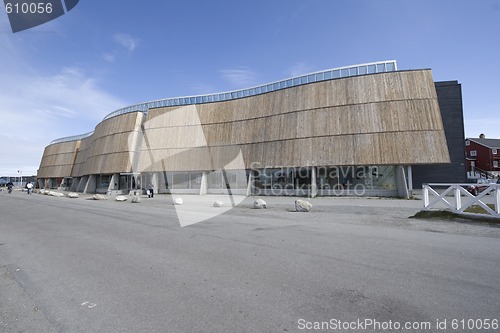 Image of Nuuk, culture center and cinema