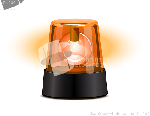 Image of Orange flashing light