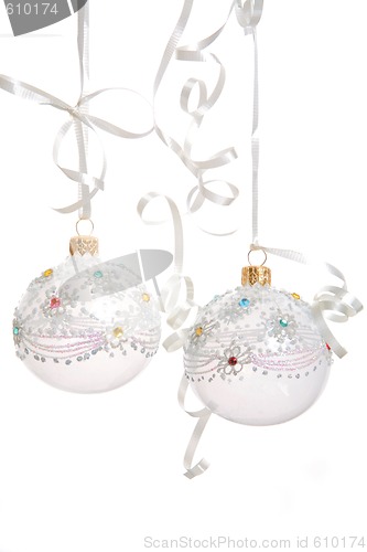 Image of christmas baubles