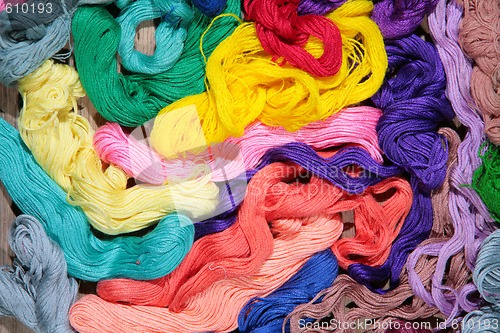 Image of silk threads
