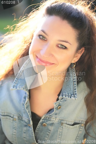 Image of smiling beautiful girl