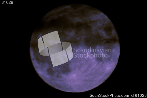 Image of blue full moon