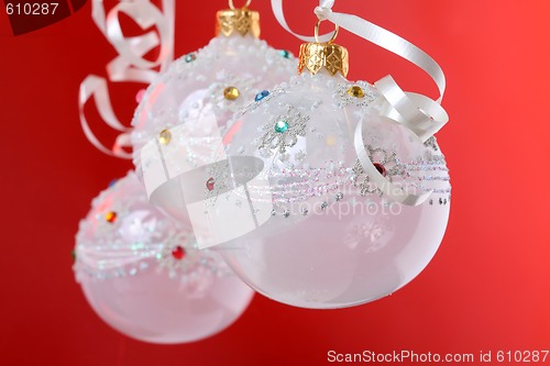 Image of christmas baubles