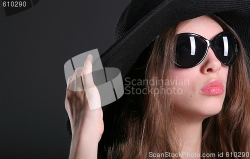 Image of black sunglasses