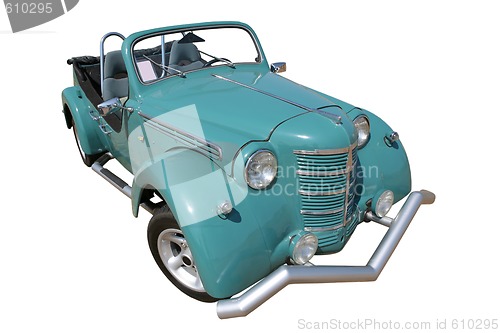 Image of Vintage Green Car