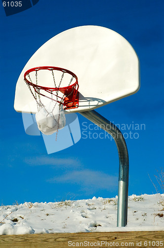 Image of Winter Basketball Game