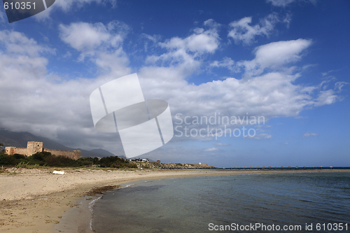 Image of Frangokastello beach and castle