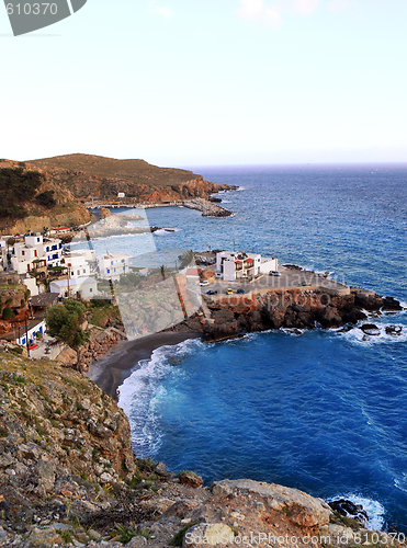 Image of Chora sfakion from the west