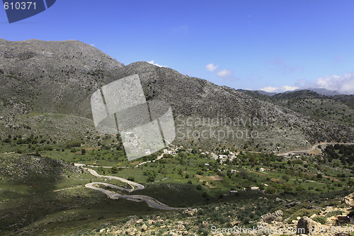 Image of Asfendos plain in Crete