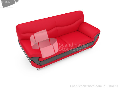 Image of Sofa over white