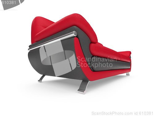 Image of Sofa over white