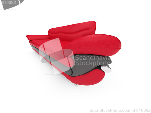 Image of Sofa over white