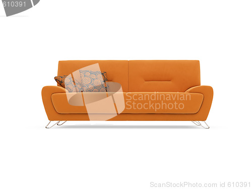 Image of Sofa over white