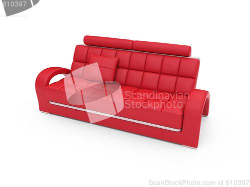 Image of Sofa over white