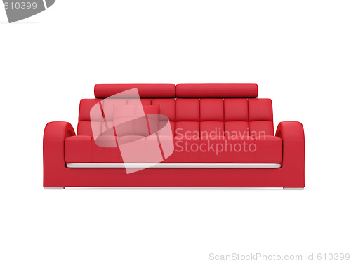 Image of Sofa over white