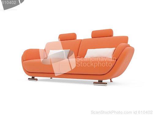 Image of Sofa over white