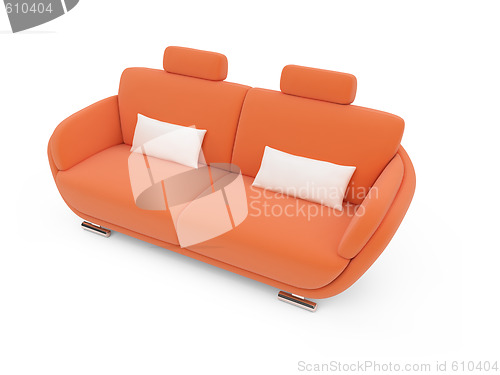Image of Sofa over white