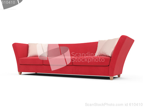 Image of Sofa over white