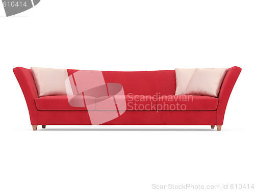 Image of Sofa over white