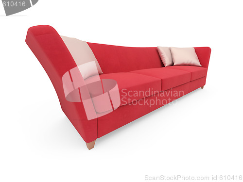 Image of Sofa over white