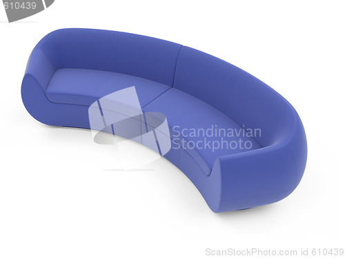 Image of Sofa over white