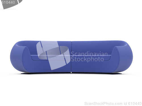 Image of Sofa over white