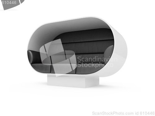Image of Sofa over white