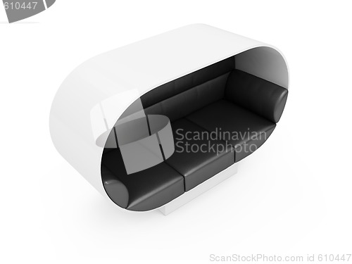 Image of Sofa over white