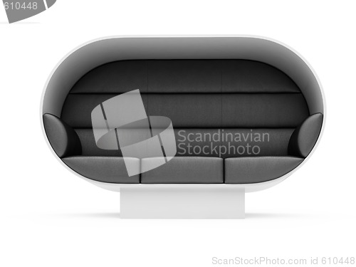Image of Sofa over white