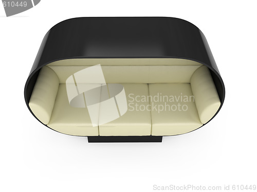 Image of Sofa over white