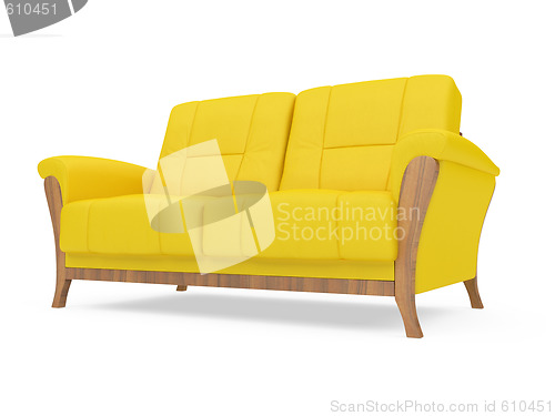 Image of Sofa over white