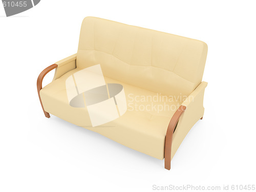 Image of Sofa over white