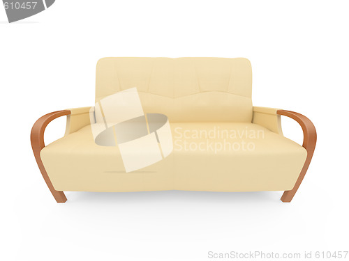 Image of Sofa over white