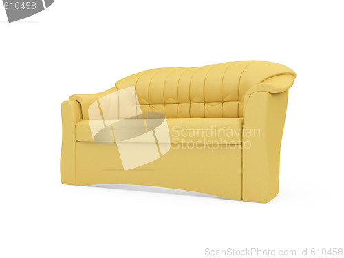 Image of Sofa over white