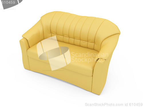 Image of Sofa over white