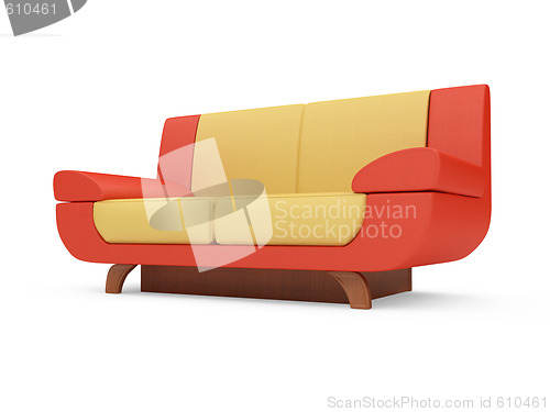 Image of Sofa over white