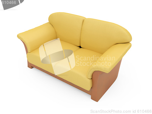 Image of Sofa over white
