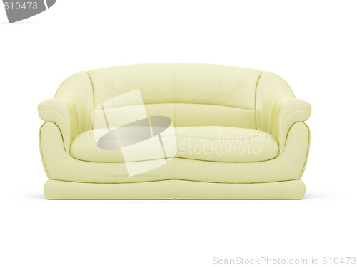 Image of Sofa over white