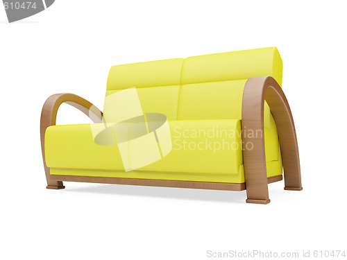 Image of Sofa over white