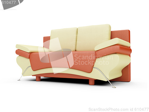 Image of Sofa over white