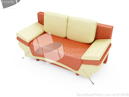 Image of Sofa over white